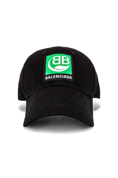 Shop Balenciaga Bal Bio Cap In Black