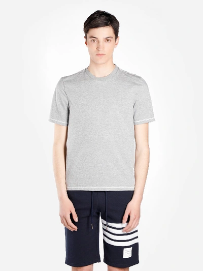 Shop Thom Browne T Shirts In Grey