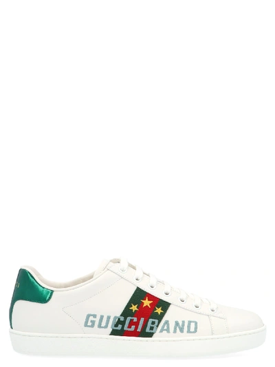 Shop Gucci New Ace Shoes In White