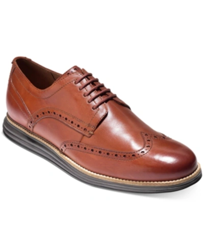 Shop Cole Haan Men's Original Grand Wing Oxfords Men's Shoes In Woodbury/java
