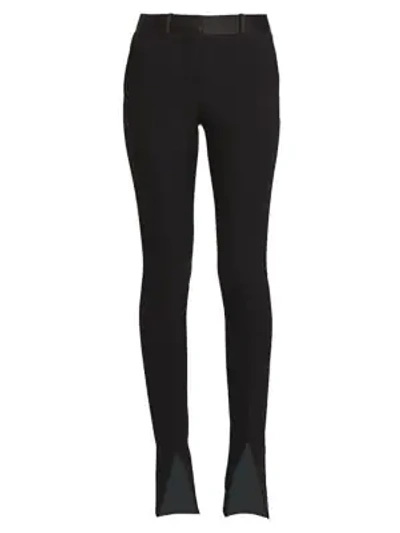 Shop Victoria Beckham Vented Tuxedo Trousers In Black