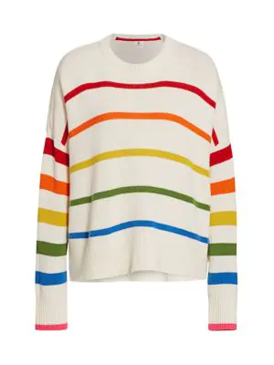 sundry multi stripe pullover