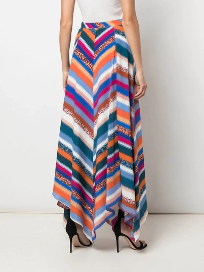 Shop Altuzarra Aquarius Striped Skirt In Multicolour