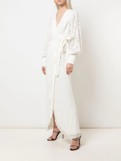 Shop Alexis Antonella Wrap Maxi Dress In White