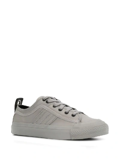 Shop Diesel Low-top Lace-up Sneakers In Grey