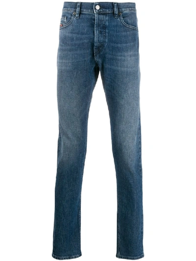Shop Diesel D-luster Slim-fit Denim Jeans In Blue