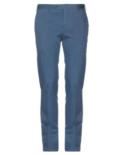 Shop Pt01 Pants In Slate Blue