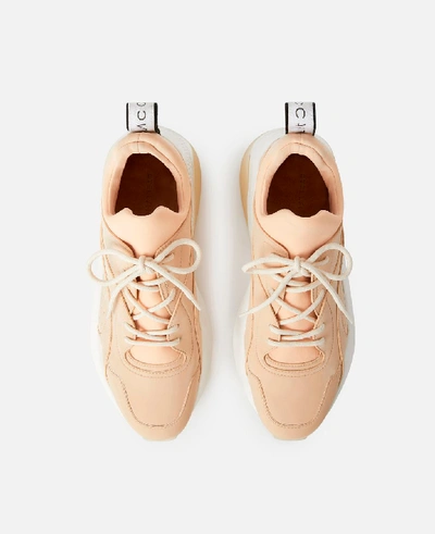 Shop Stella Mccartney Pink Eclypse Sneakers