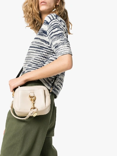 Shop See By Chloé White Small Cross Body Leather Bag In Neutrals