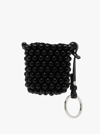 Shop Jil Sander Mini-tasche Mit Perlen In Black