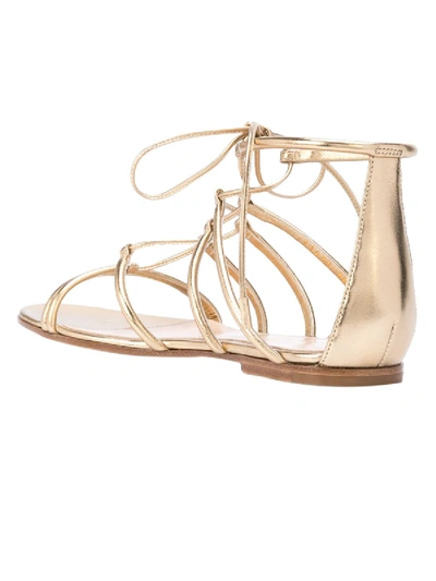 Shop Gianvito Rossi Lace-up Gladiator Sandals