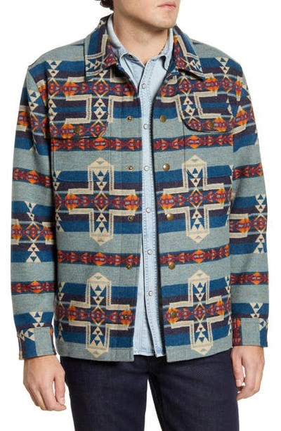 Shop Pendleton Horizon Cross Jacquard Wool Coat