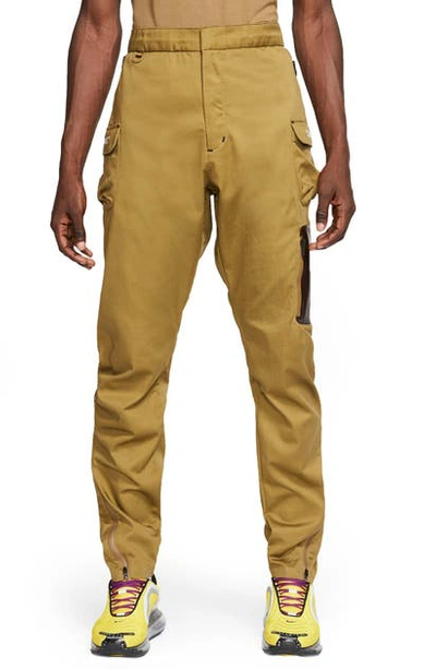 Shop Nike X Undercover Nrg Cargo Pants In Lichen Brown/ White