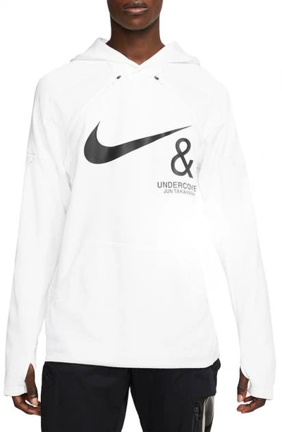 Shop Nike X Undercover Nrg Pullover Hoodie In White/ Black