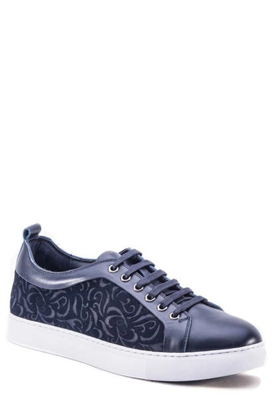 Shop Robert Graham Creed Sneaker In Navy