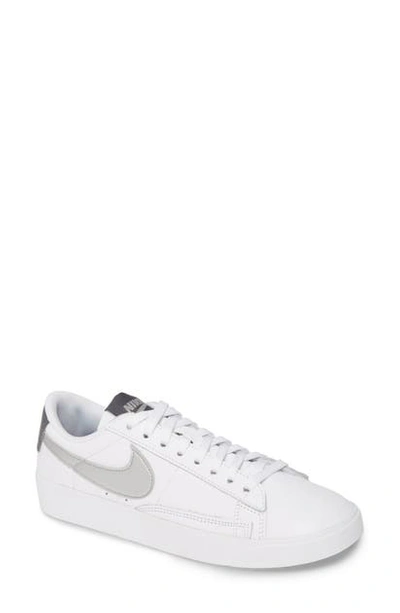 Shop Nike Blazer Low Se Sneaker In White/ Silver/ Dark Grey