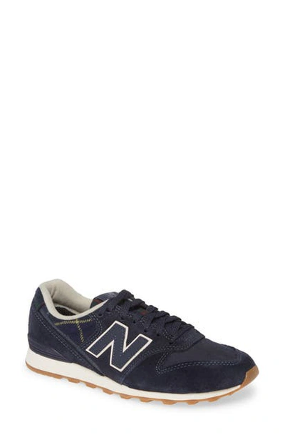 Shop New Balance 696 Sneaker In Navy/ Navy/ Navy