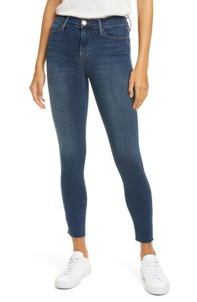 Shop Frame Le High Ankle Skinny Jeans In Fayette