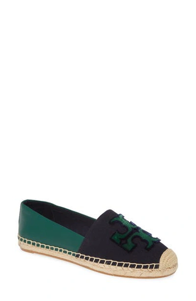Shop Tory Burch Ines Espadrille In Royal Navy / Malachite