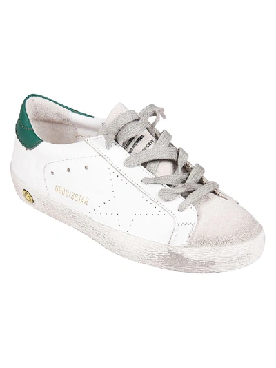 Shop Golden Goose Superstar Sneakers In Bianco