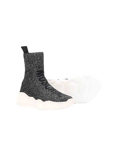 Shop Moschino Sneakers High Sock Type