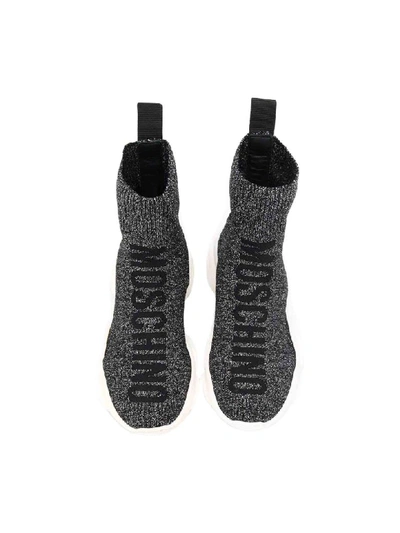 Shop Moschino Sneakers High Sock Type