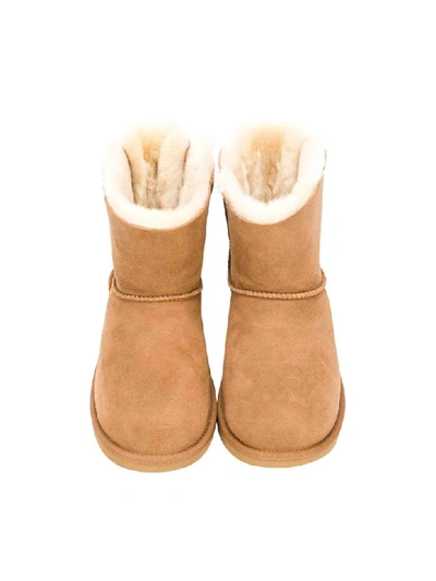 Shop Ugg Suede Leather Boots In Chestnut