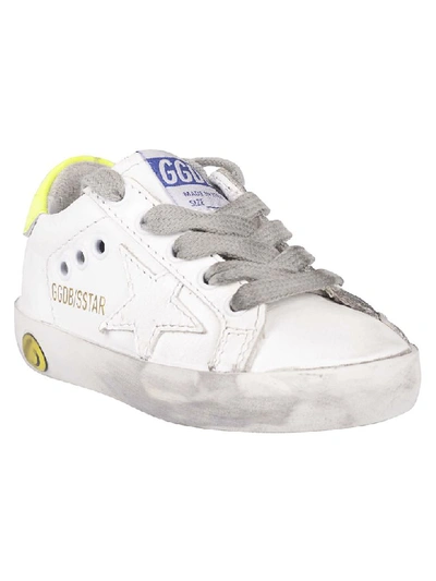 Shop Golden Goose Superstar Sneakers In Bianco