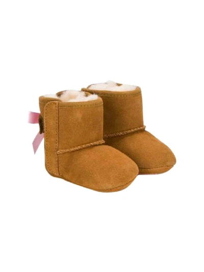 Shop Ugg Jesse Boots With Bow In Chestnut