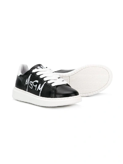 Shop Msgm Shoes In Nero