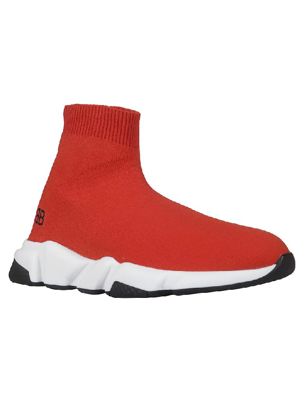 balenciaga sock shoes red