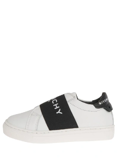 Shop Givenchy Kids Urban Sneakers In White