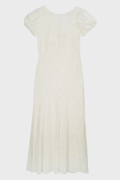 Shop Sir The Label Elodie Panelled Cotton-silk Gown In White