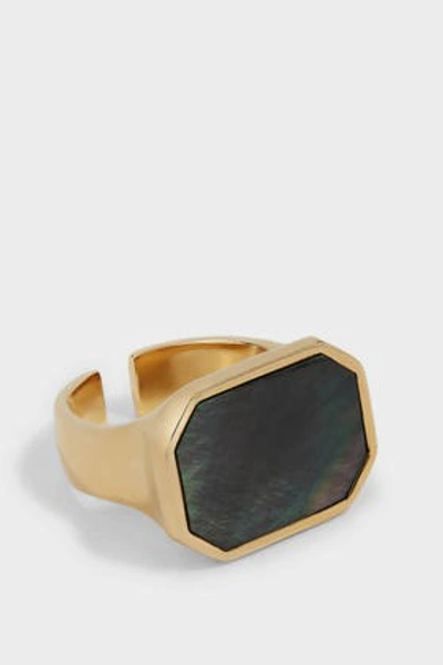 Shop Isabel Marant Stone-embellished Ring In Grey