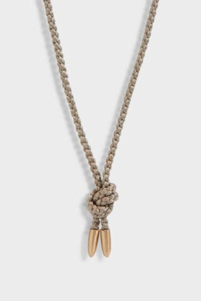 Shop Luis Morais Scarab Charm Cord Necklace