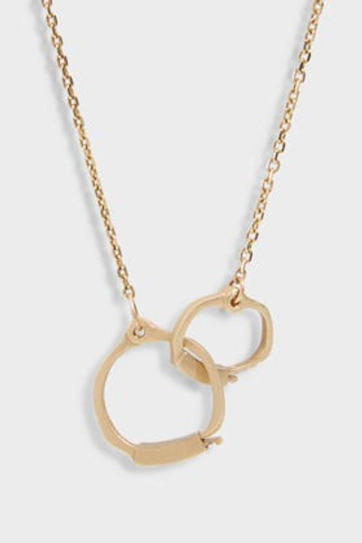 Shop Luis Morais Prisoner Of Love Necklace In Metallic