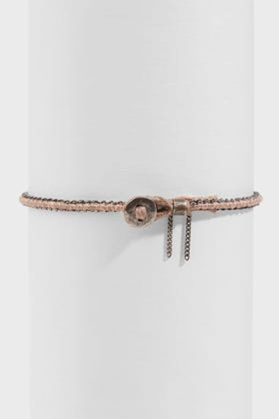 Shop Brooke Gregson Opal And 14k Rose Gold Silk Bracelet In Pink