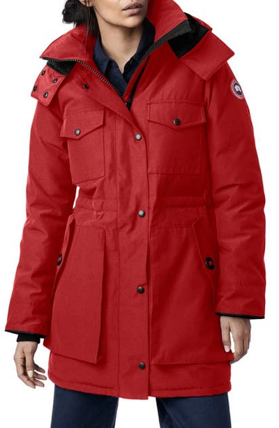 Shop Canada Goose Gabriola Water Resistant Arctic Tech 625 Fill Power Down Parka In Redwood