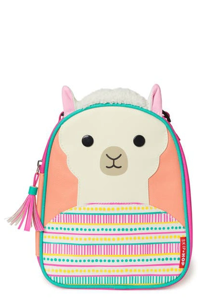 Shop Skip Hop Insulated Llama Lunch Bag In Pink Multi