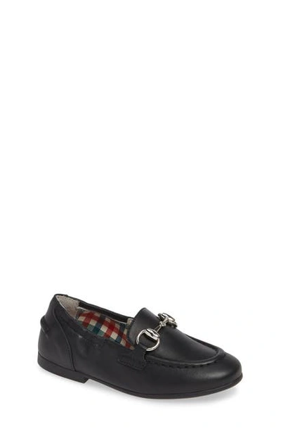 Shop Gucci Jordaan Bit Loafer In Pure Black