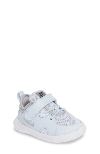 Shop Nike Flex Contact 3 Tdv Running Shoe In Half Blue/ Black-silver-white