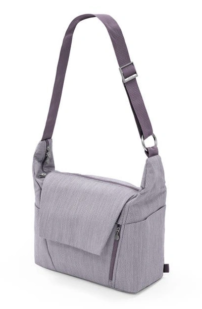 Shop Stokke Convertible Diaper Bag In Brushed Lilac