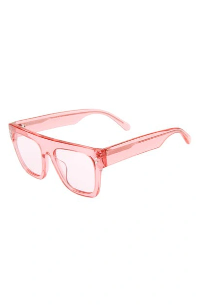 Shop Stella Mccartney 45mm Square Sunglasses In Pink