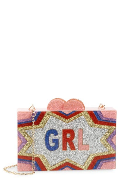 Shop Bari Lynn Grl Power Box Shoulder Bag In Multi