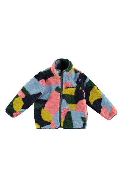 Shop Stella Mccartney Teddy Jacket In Pink Multi