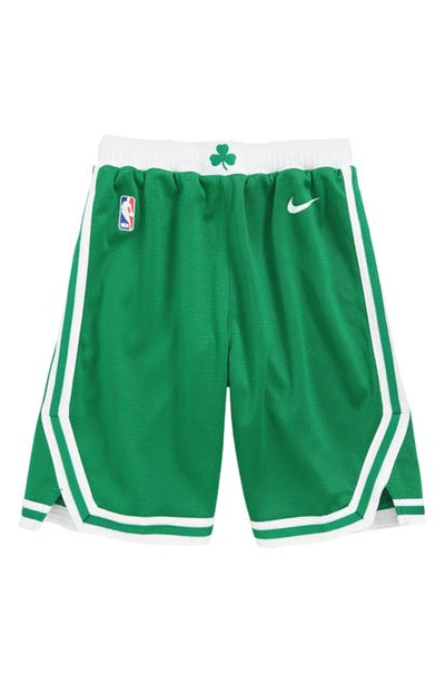 Youth Nike Boston Celtics NBA Green Icon Edition Swingman Shorts