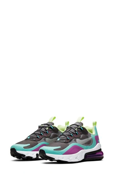 Shop Nike Air Max 270 React Sneaker In Gunsmoke/ Silver