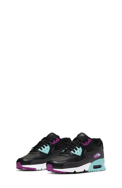Shop Nike Air Max 90 Sneaker In Black/ Thunder Grey/ Aurora