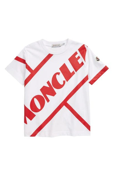 Shop Moncler Graphic T-shirt In White