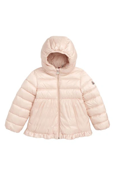 Shop Moncler Odile Insulated Hooded Down Jacket In Light Pink